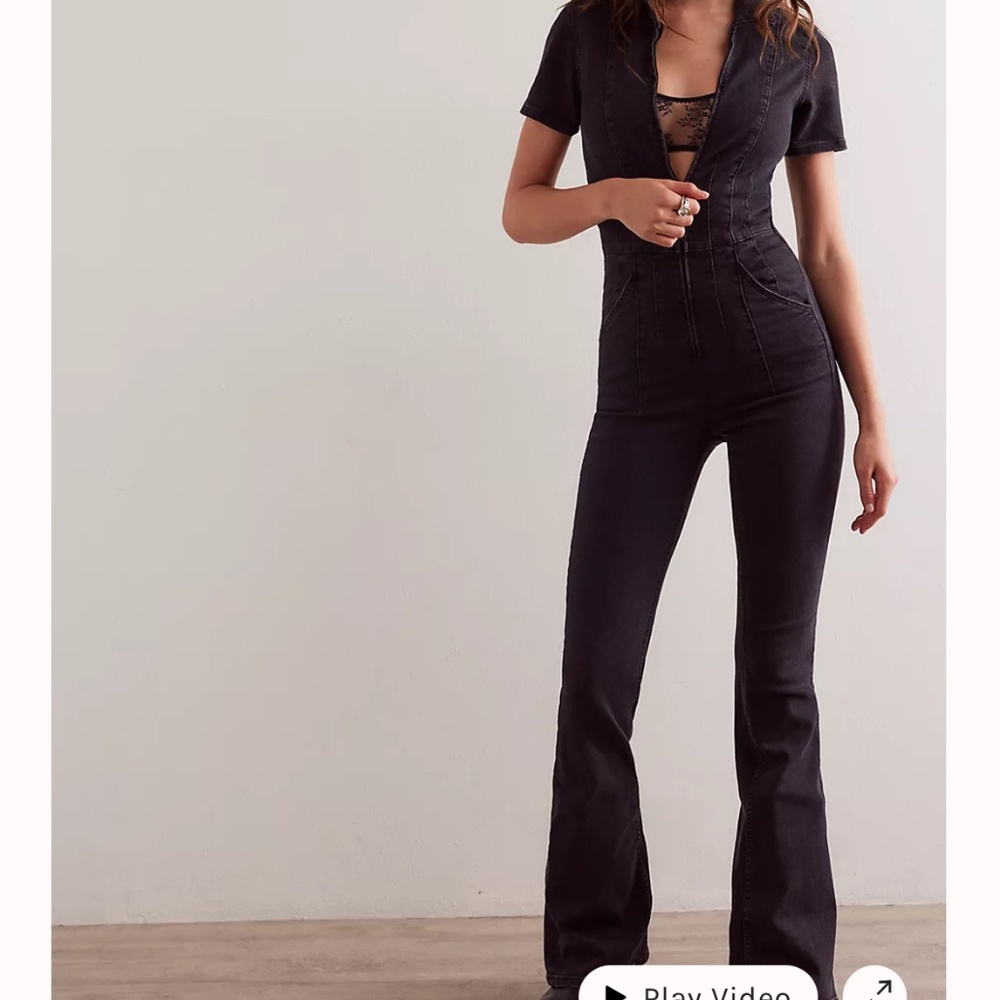 Free people jayde flare jumpsuit